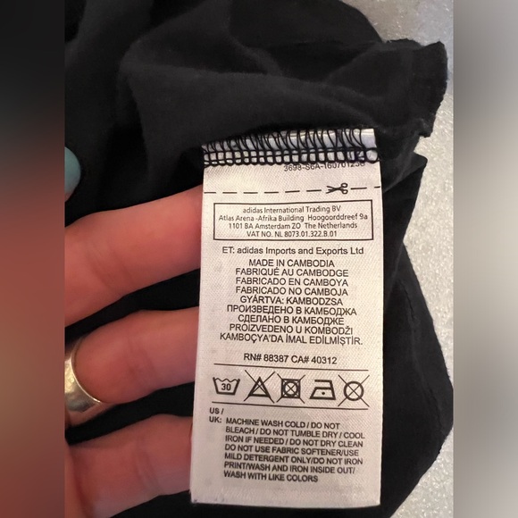 Adidas Cropped loose fit tank XS - Picture 6 of 10